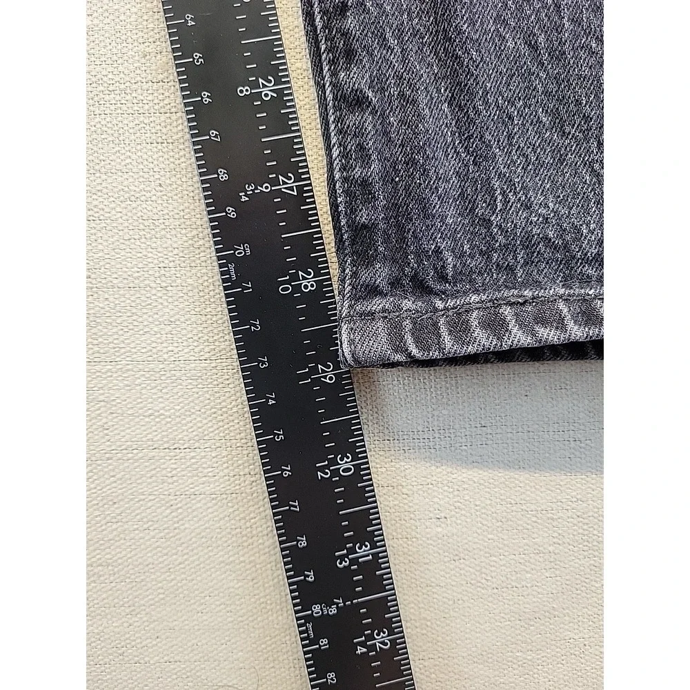 Vintage Levi's 501 Button Fly Jeans Gray USA Made Straight Leg Measures 29x29